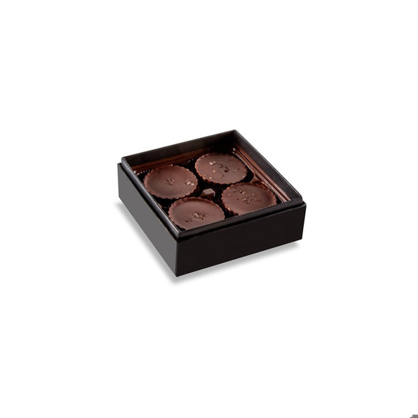 Bourbon Smoked Sea Salt Caramels, 4-piece