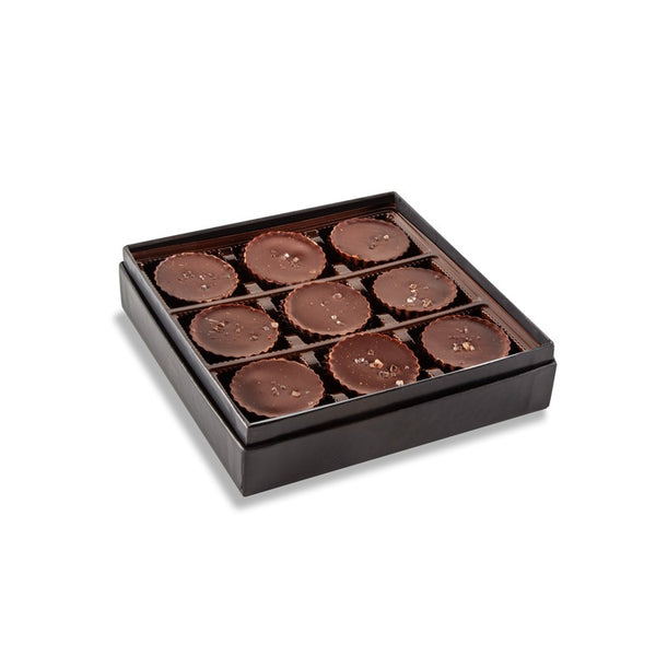 Bourbon Smoked Sea Salt Caramels, 9-piece