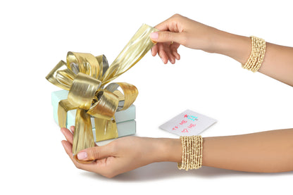 Hope Unwritten Gold Bead Bracelet