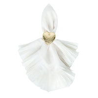 Berry & Thread Heart Napkin Ring Set/4 - Gold