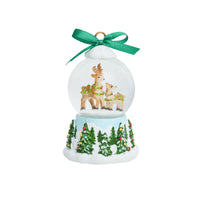 Berry & Thread North Pole Snow Globe Place Card Holder Reindeer