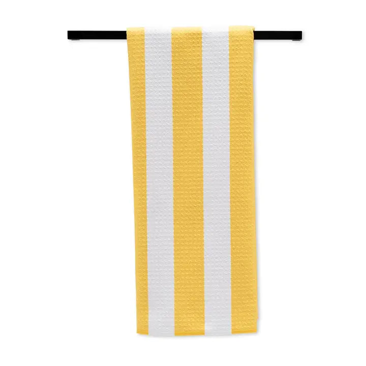 Summer Bold Yellow Tea Towel
