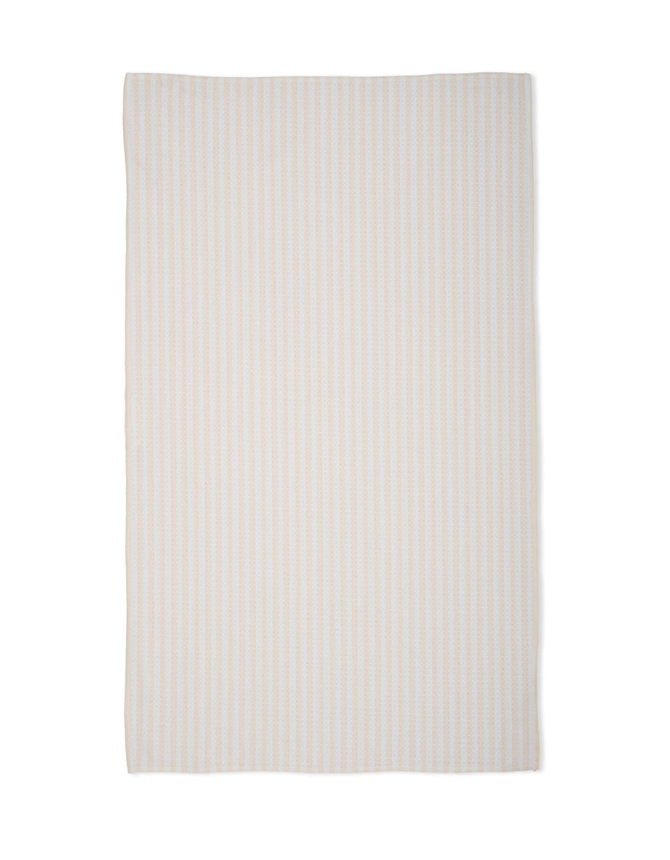 Summer Stripe Cream Tea Towel