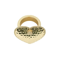 Berry & Thread Heart Napkin Ring Set/4 - Gold