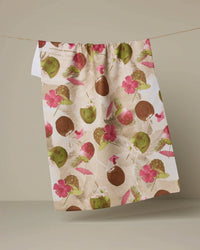Vintage Tropi Drinks Tea Towel
