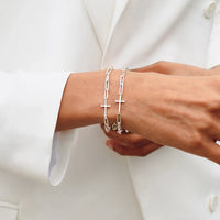 Chain Breaker Cross Bracelet