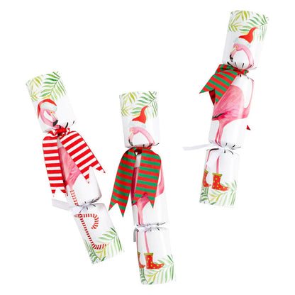 Christmas Flamingos Christmas Crackers