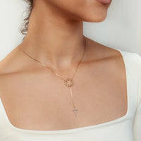 Crown of Thorns Y Necklace
