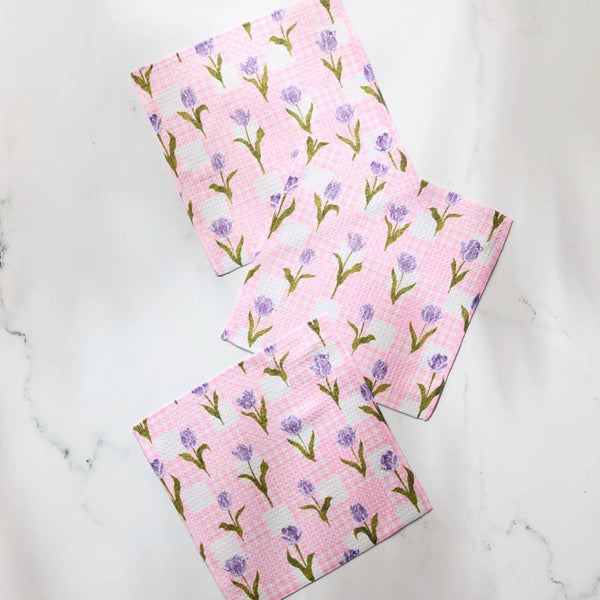 Tulip Town Dishcloth Set of 3