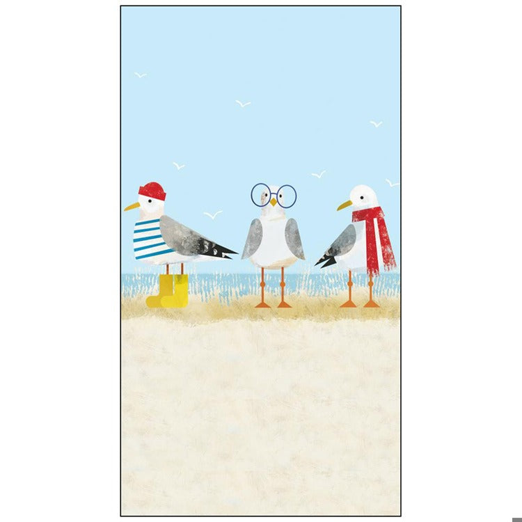 Sassy Seagulls Guest Towel