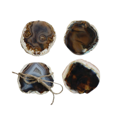 Agate Coasters (Set of 4)