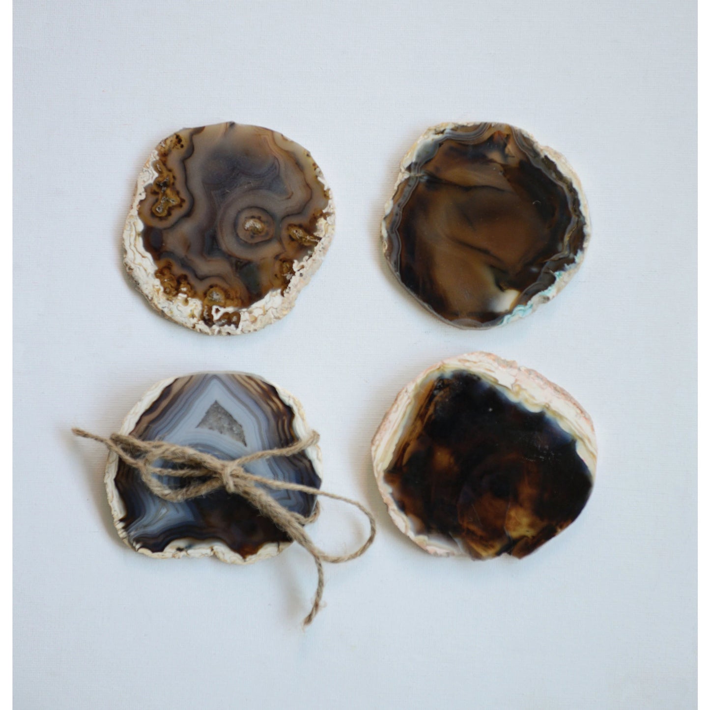 Agate Coasters (Set of 4)