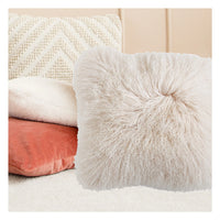 Mongolian Lamb Fur Pillow 20"
