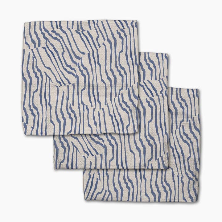 Stripe Funk Grounds Dishcloth Set of 3