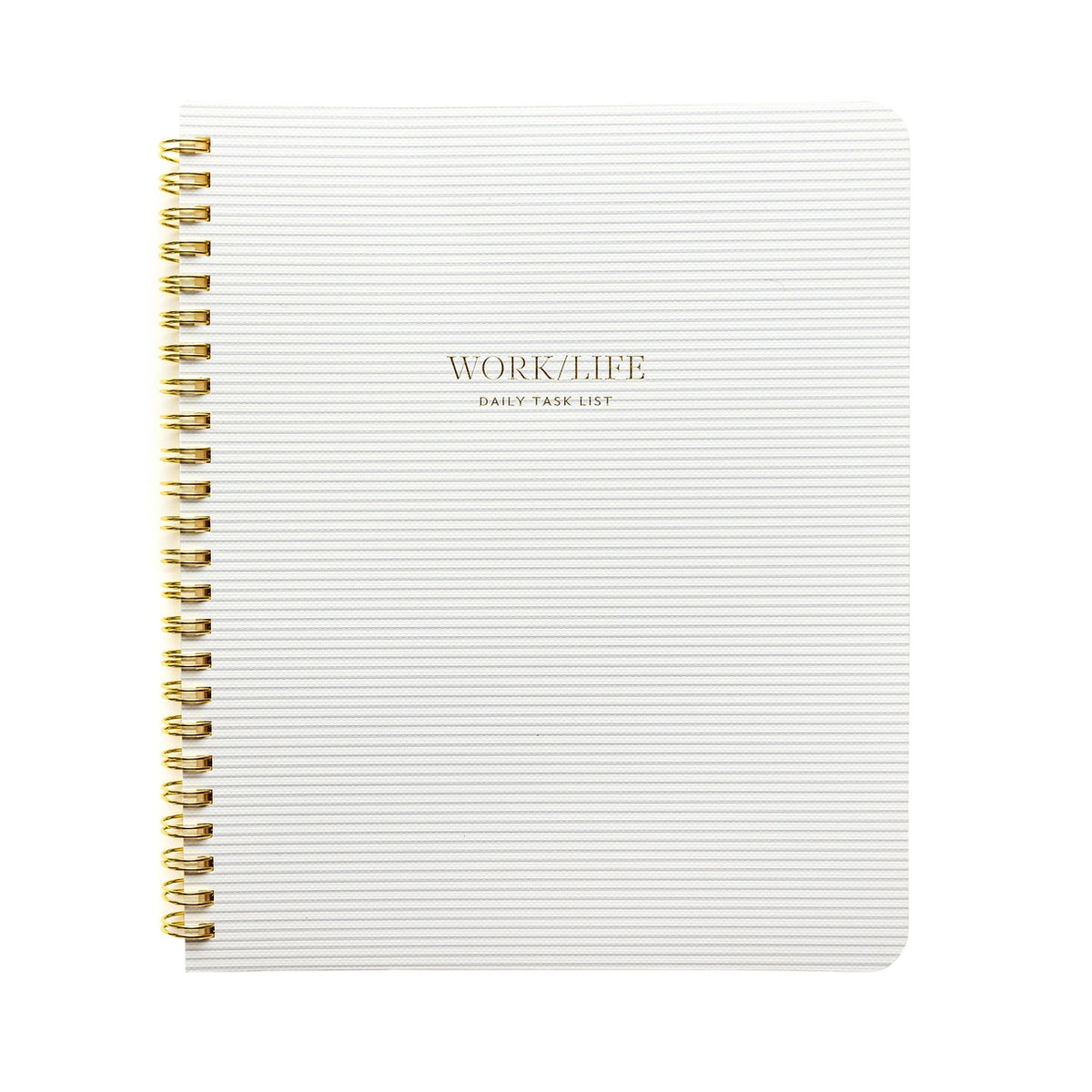 Work/Life Notebook, Grey Stripe