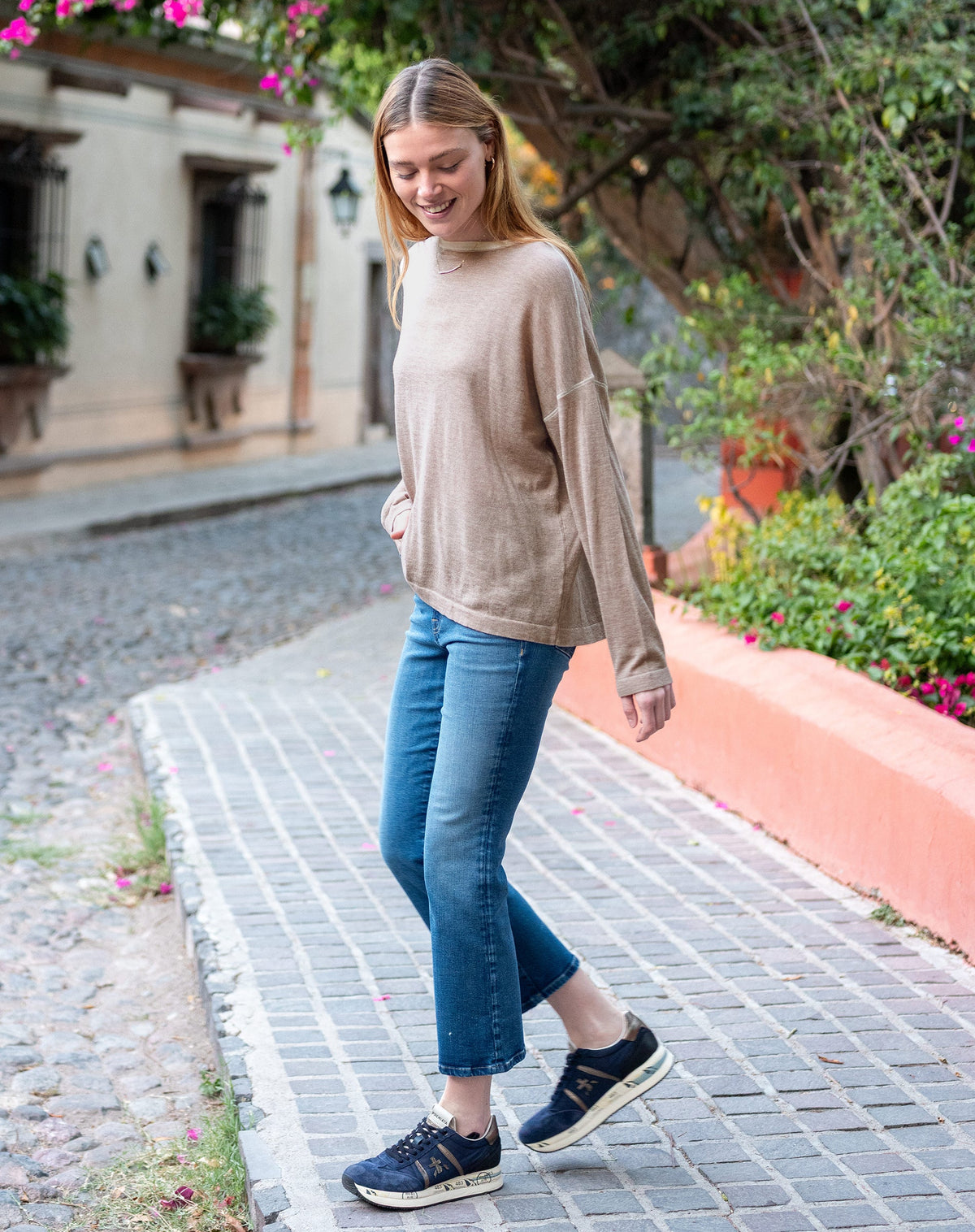 Delmar Crewneck Sweater - One Size
