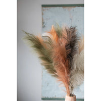Faux Pampas Grass Plume, Sage Color
