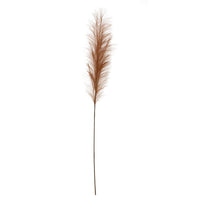 Faux Pampas Grass Plume, Terracotta Color
