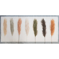 Faux Pampas Grass Plume, Terracotta Color