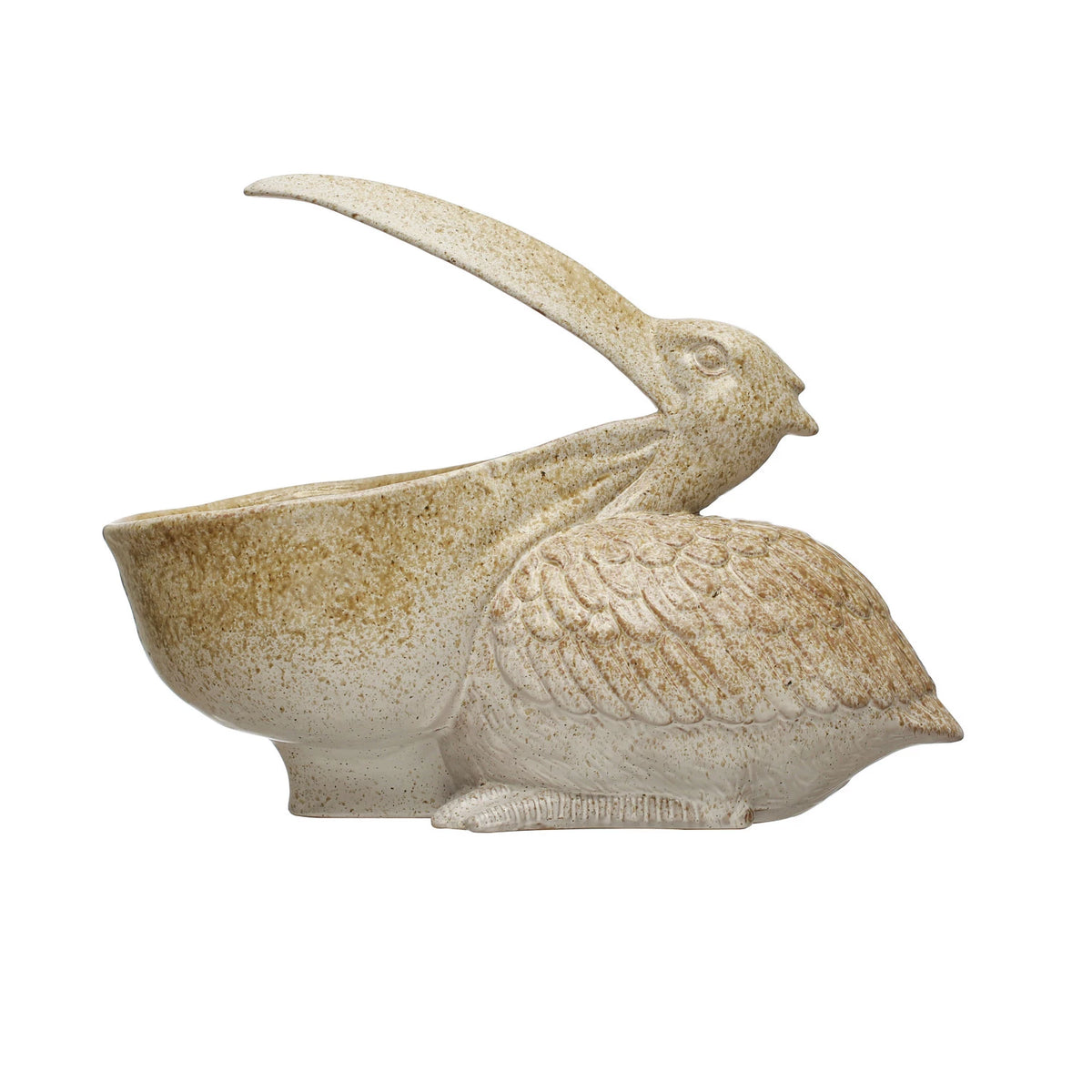 Glazed Pelican Planter/Container