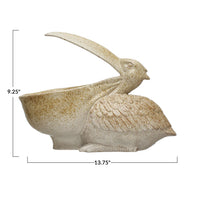 Glazed Pelican Planter/Container