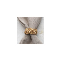 Round Braided Seagrass Napkin Rings