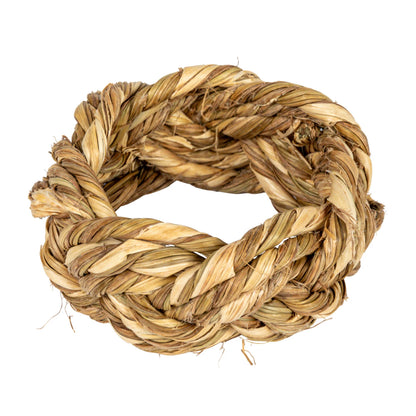 Round Braided Seagrass Napkin Rings