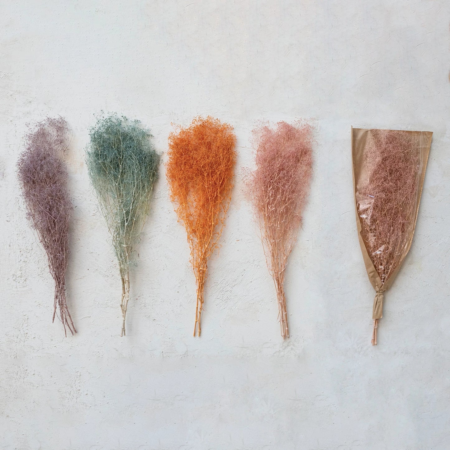Dried Natural Baby's Breath Bunch, 4 Colors