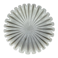 Round Marble Fluted Dish