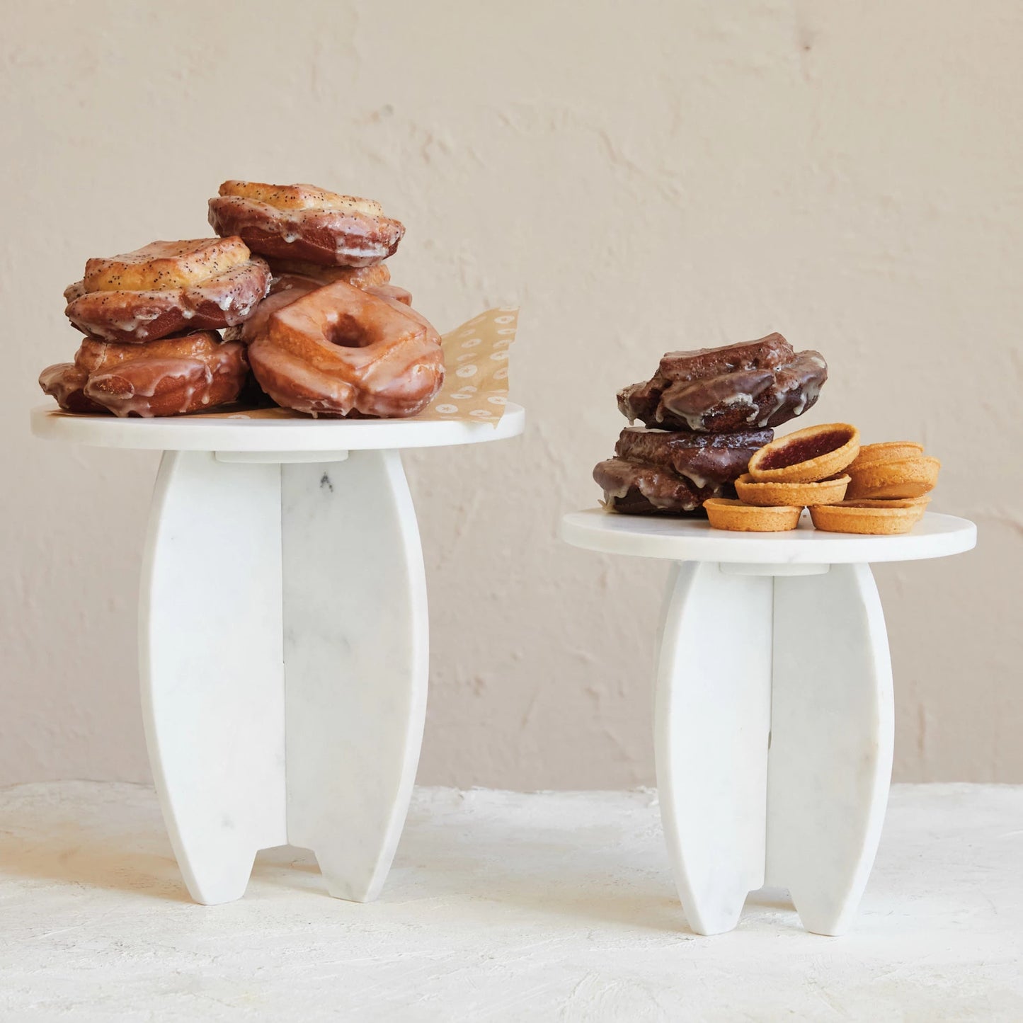 10" Round Marble Pedestal