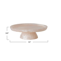 Marbled Pink Pedestal