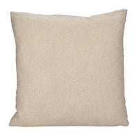 Square Cotton & Linen Pillow w/ Shell Pattern 20"