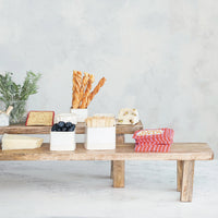 Mango Wood Nesting Pedestals Set