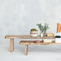 Mango Wood Nesting Pedestals Set