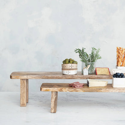 Mango Wood Nesting Pedestals Set