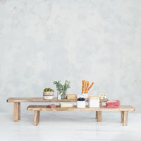 Mango Wood Nesting Pedestals Set