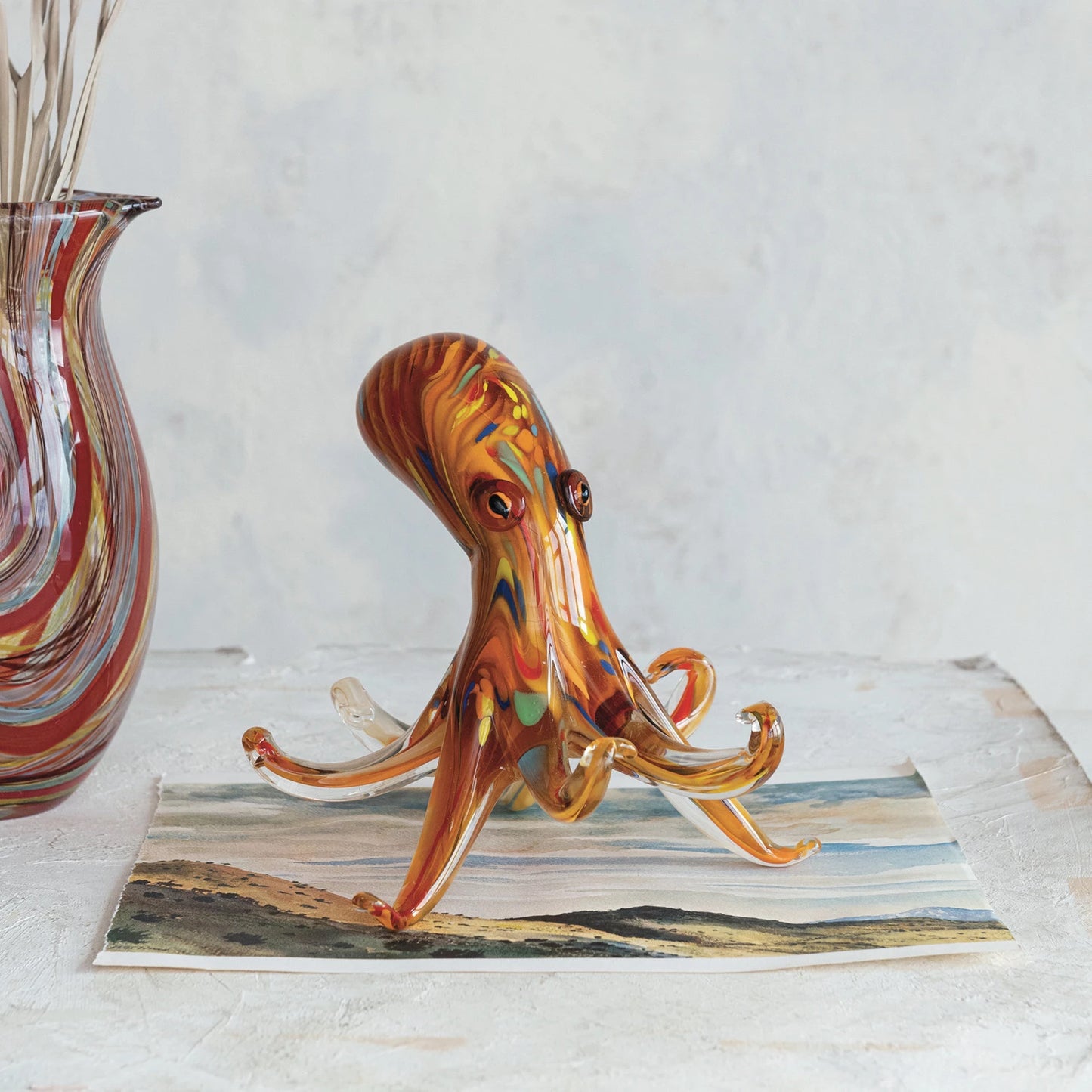 Handmade Glass Octopus