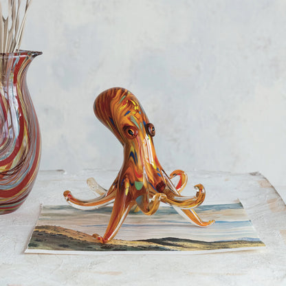 Handmade Glass Octopus