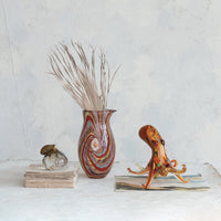 Multi Color Art Glass Vase