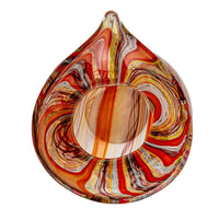 Multi Color Art Glass Vase