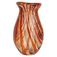 Multi Color Art Glass Vase