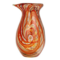 Multi Color Art Glass Vase