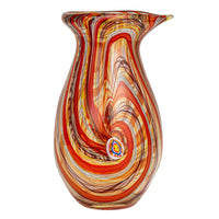 Multi Color Art Glass Vase