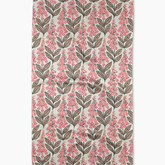 Foxglove Finery Tea Towel