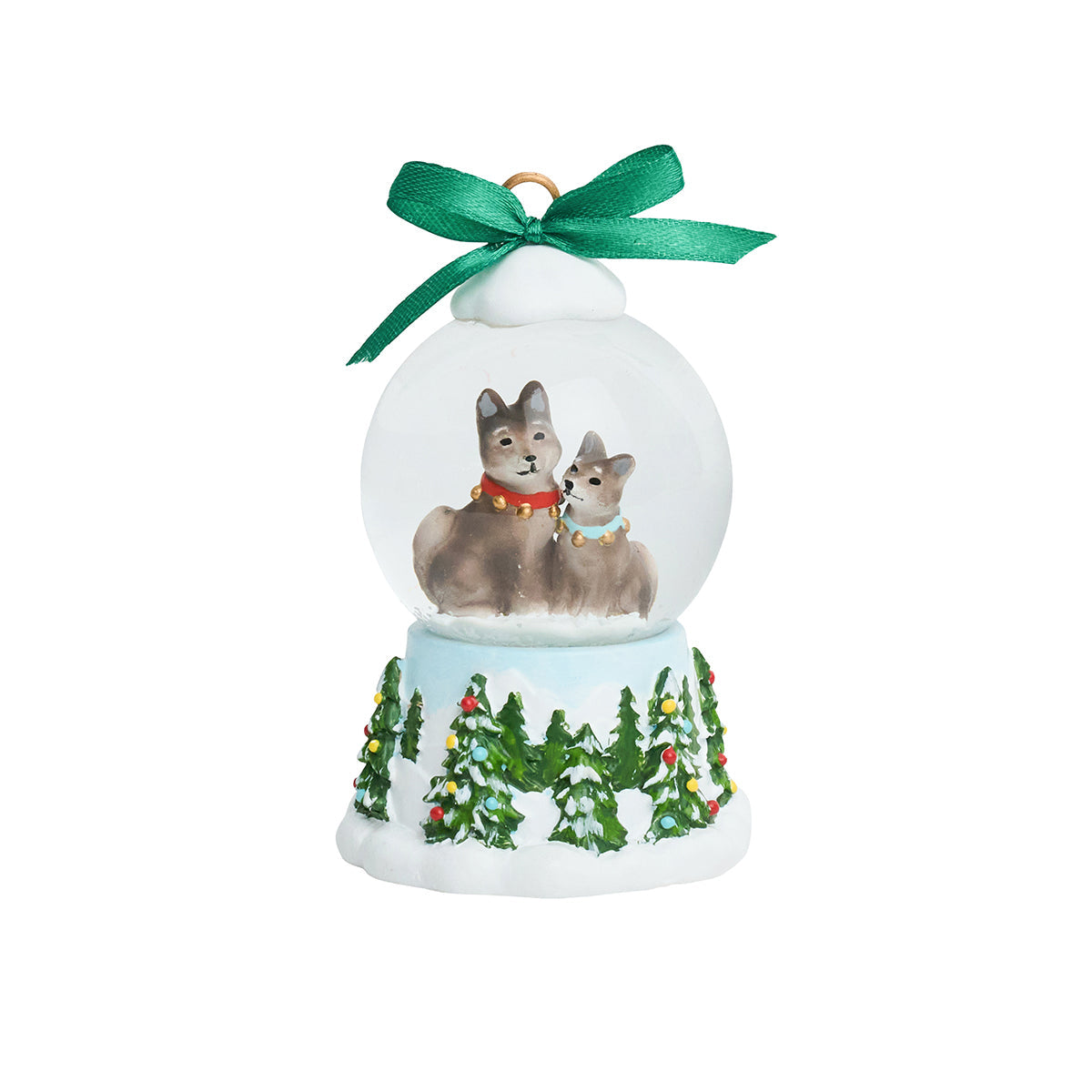 Berry & Thread North Pole Snow Globe Place Card Holder Husky