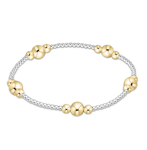 Purpose Gold Bead Bracelet - Mixed Metal