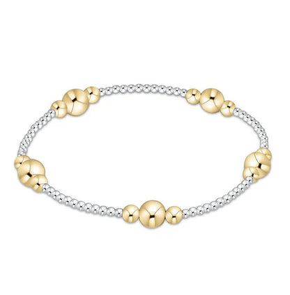 Purpose Gold Bead Bracelet - Mixed Metal