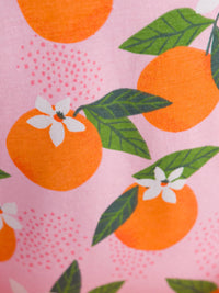 Girls Orange You The Sweetest Short Sleeve Knit Twirl Dress