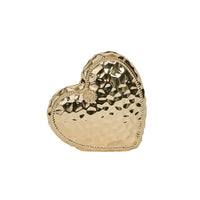 Berry & Thread Heart Place Card Holder Set/4 - Gold Band