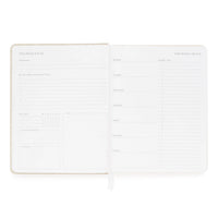 Undated Weekly Planner, Pale Pink